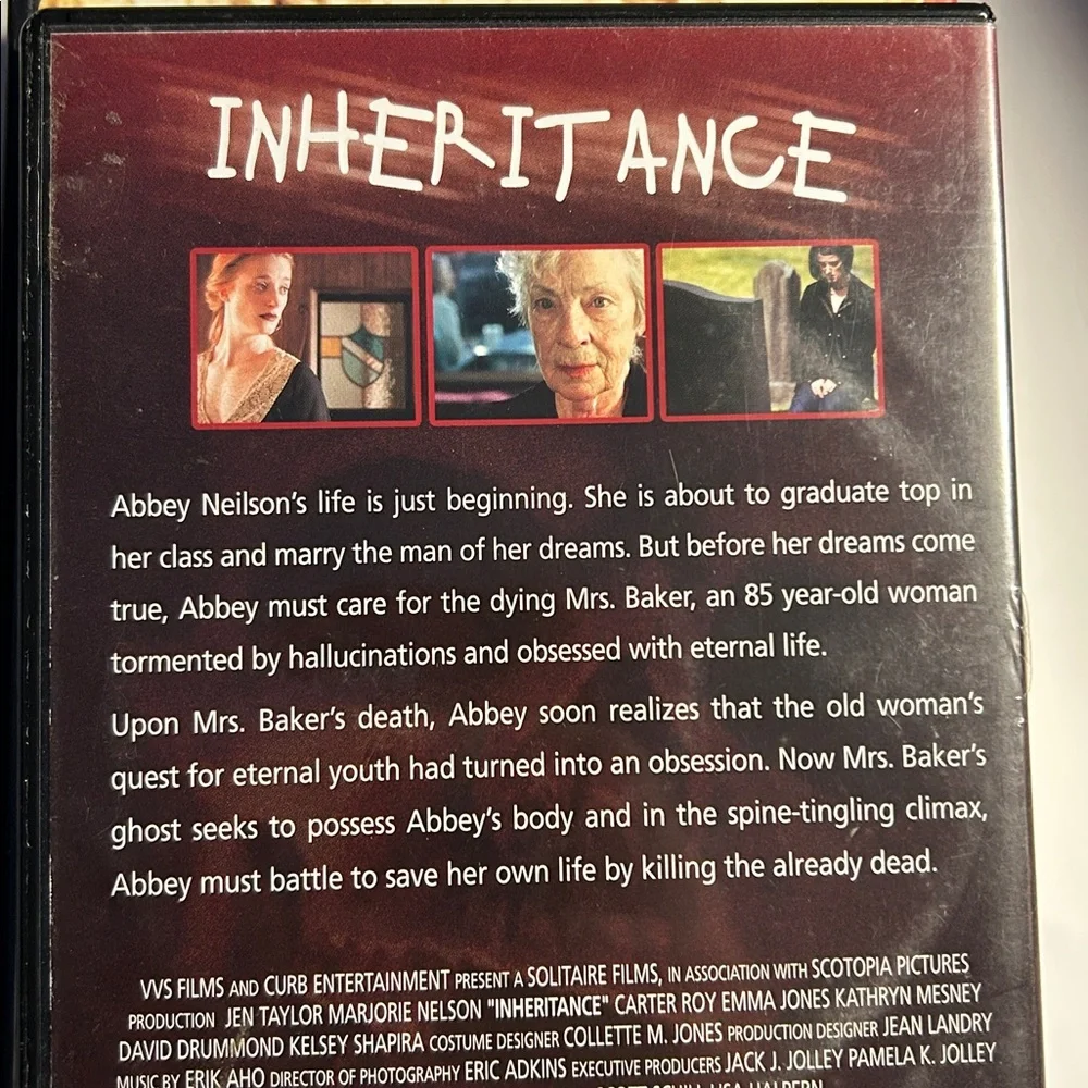 B Movie Horror Lot of 3 DVD Exorcism Inheritance Visions of Horror‎ - Picture 4 of 4